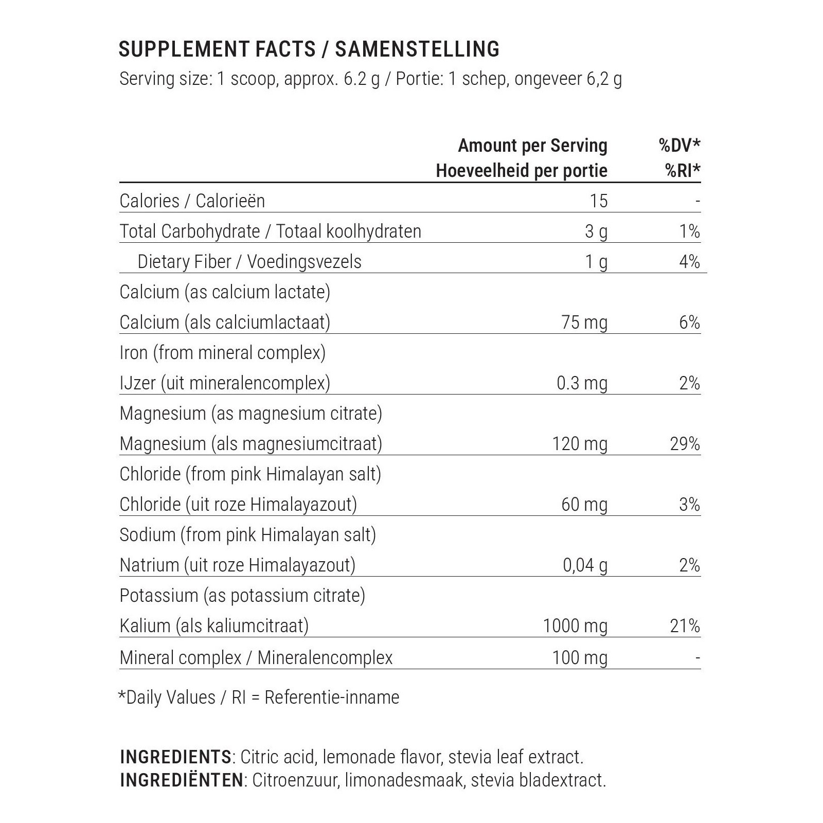 Electrolyte Powder Lemonade 100 Servings