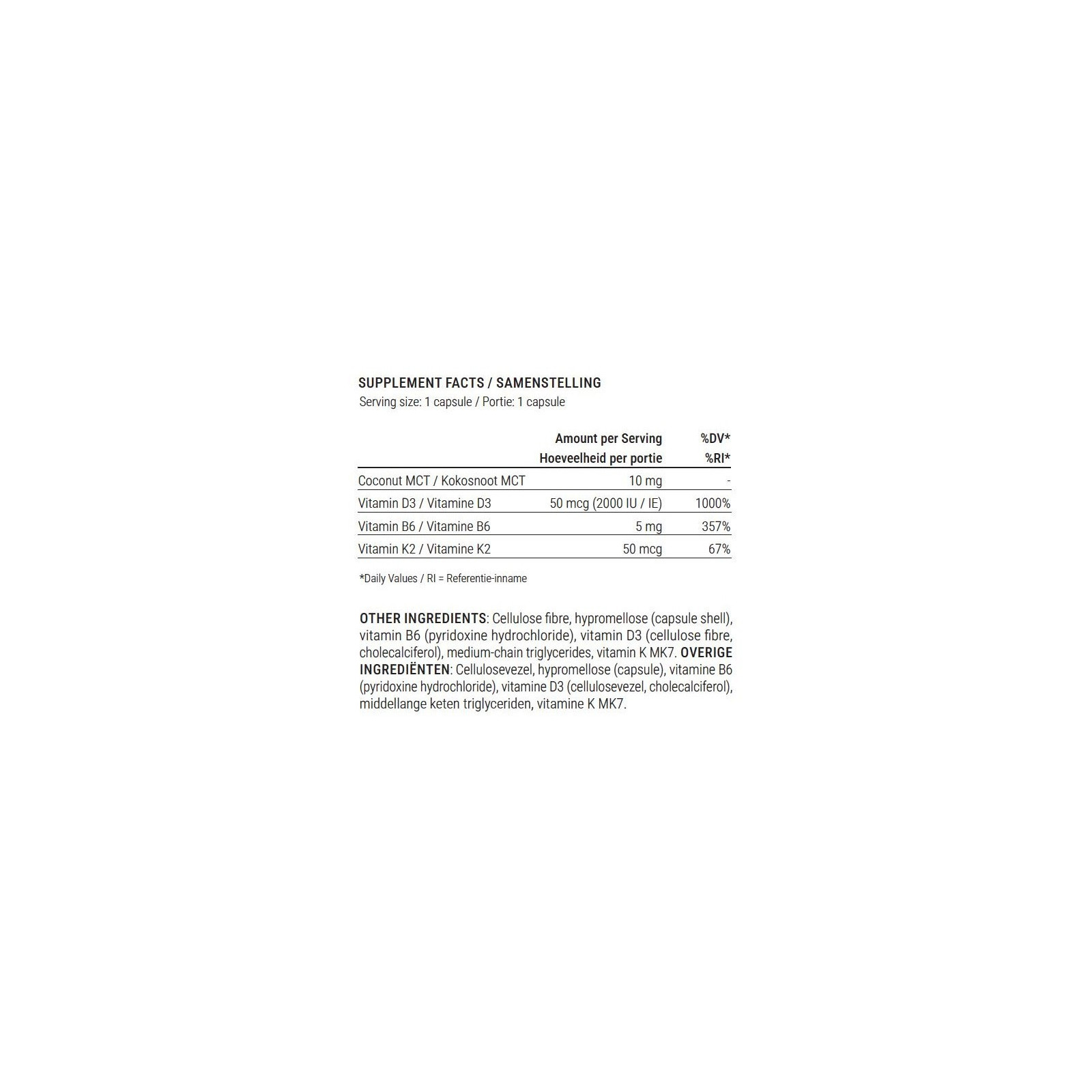 D3 & K2 Vitamin (2,000 IU) bundle 5 in pack