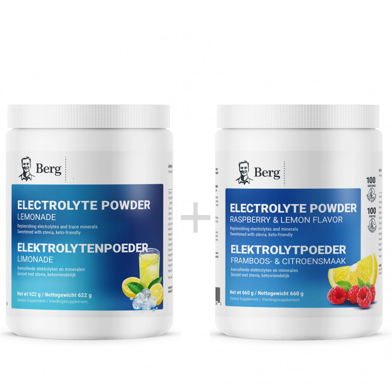 Electrolyte Powder Bundle with Potassium and Magnesium - 200 Servings