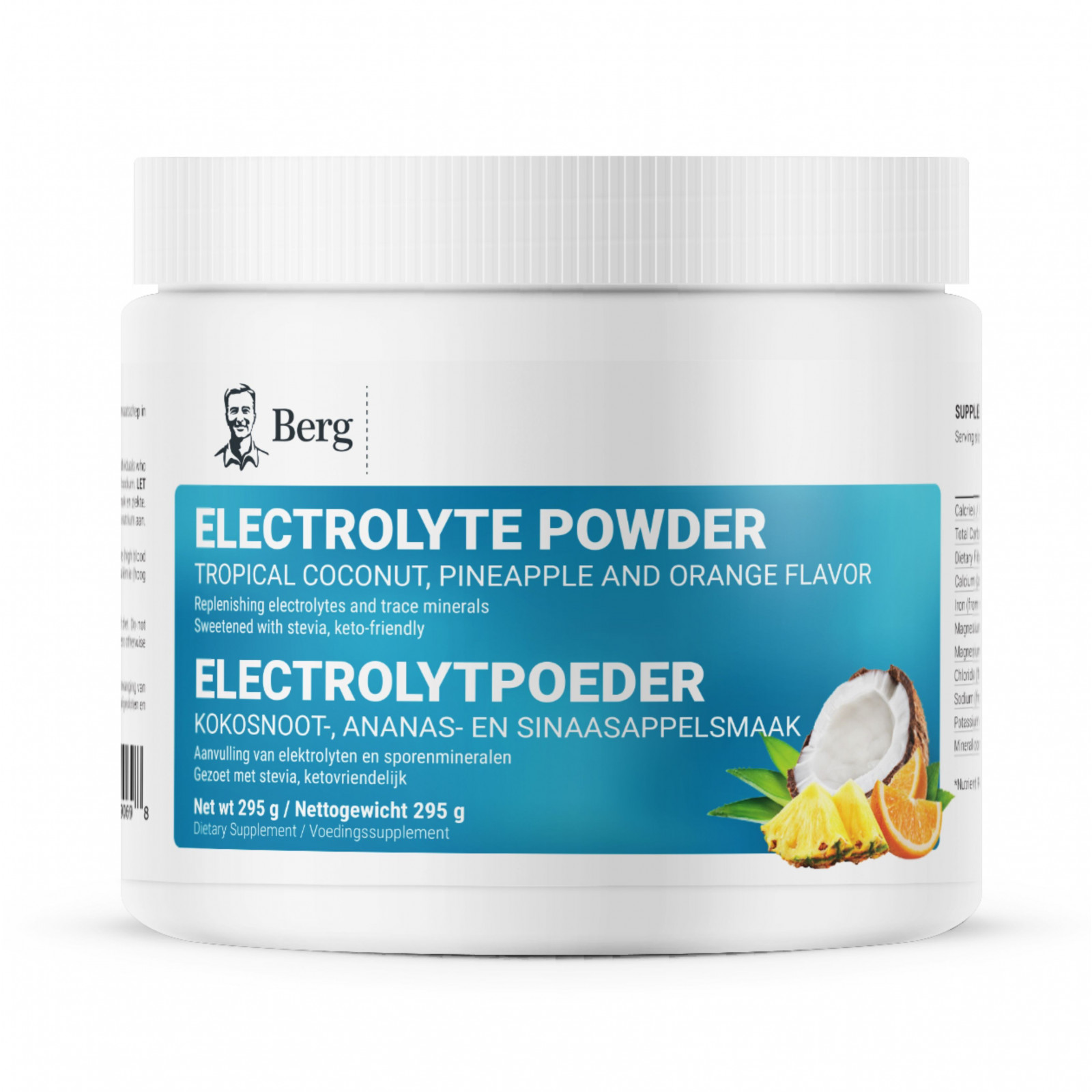 Electrolyte Powder Tropical Coconut, Pineapple and Orange 50 servings