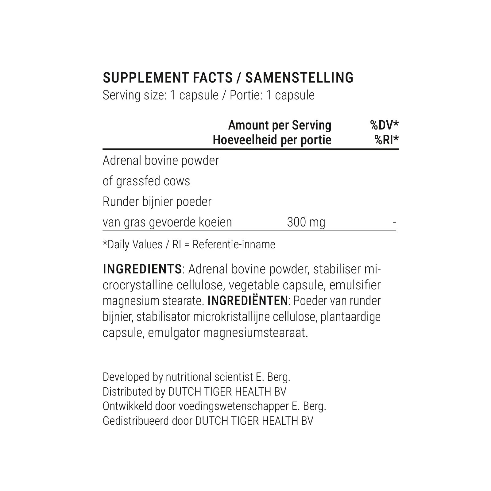 Bovine adrenal powder