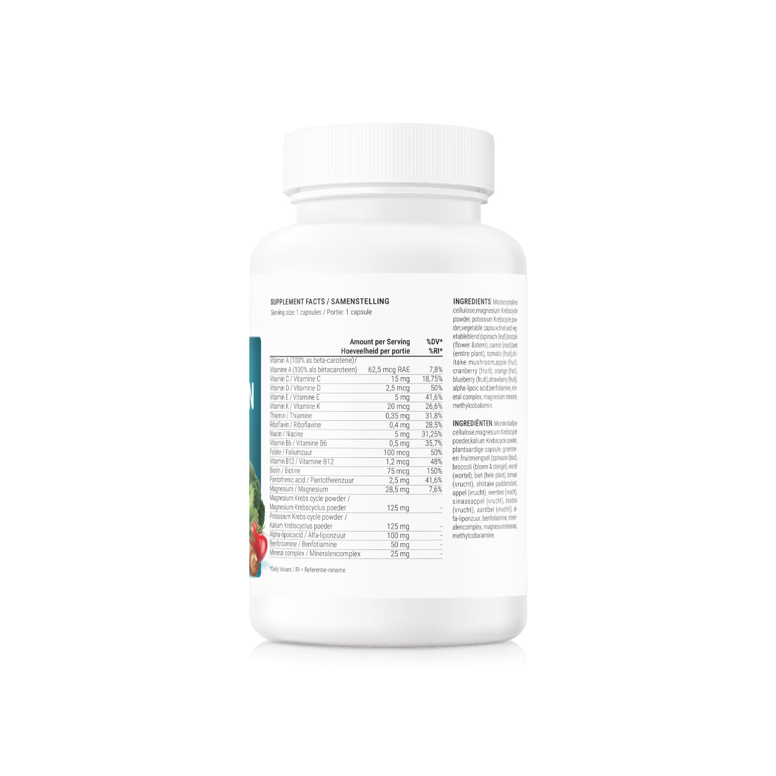 Multivitamínico de Alimentos Integrais com Minerais