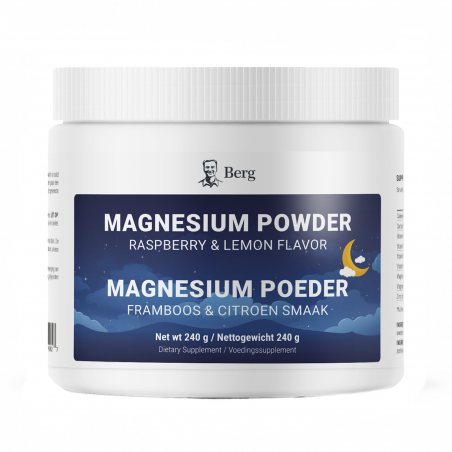 Magnesium Powder Drink Raspberry Lemon Flavor