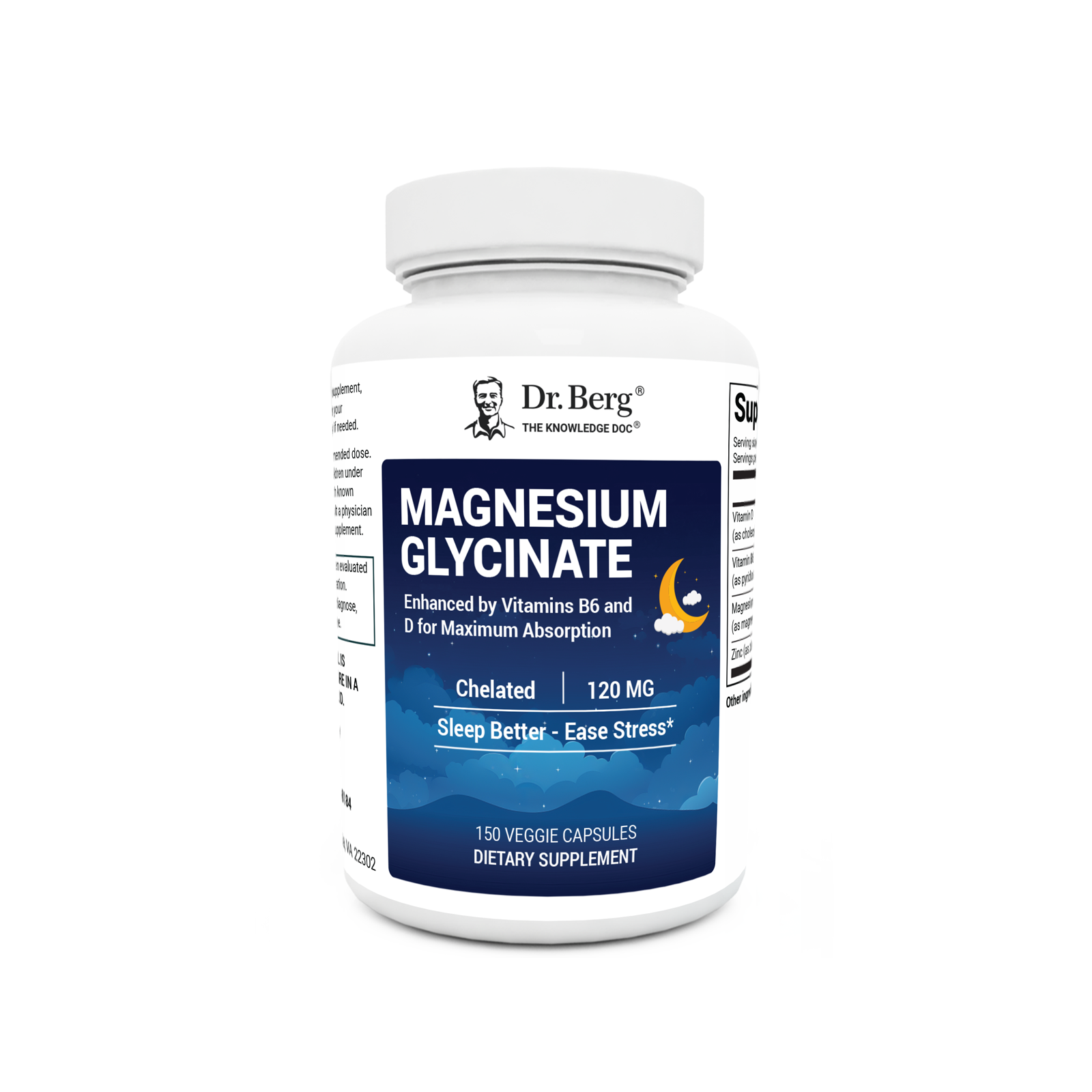 Magnesium Glycinate (150 Capsules)