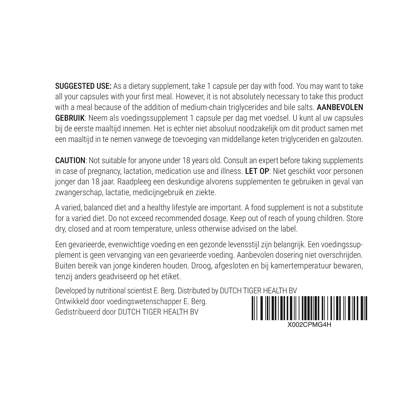 D3 & K2 Vitamin (2,000 IU) - 60 capsules