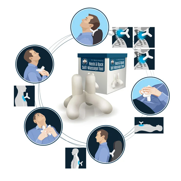 Berg Amazing Self-Massage Tool - Complete Package with a Step-by-Step Digital Video Tutorial
